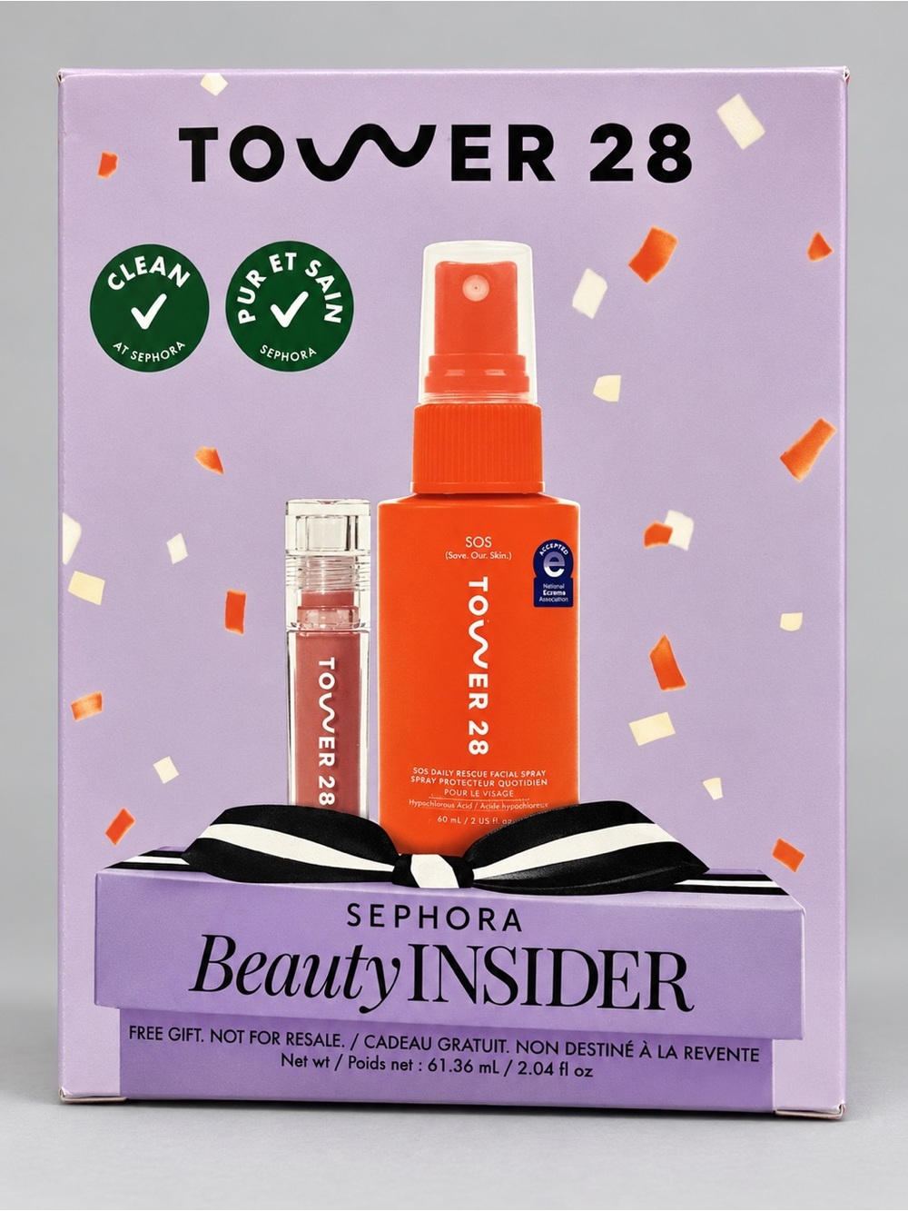 Tower 28 Sephora Beauty Insider Birthday Set | SOS Spray + Lip Jelly